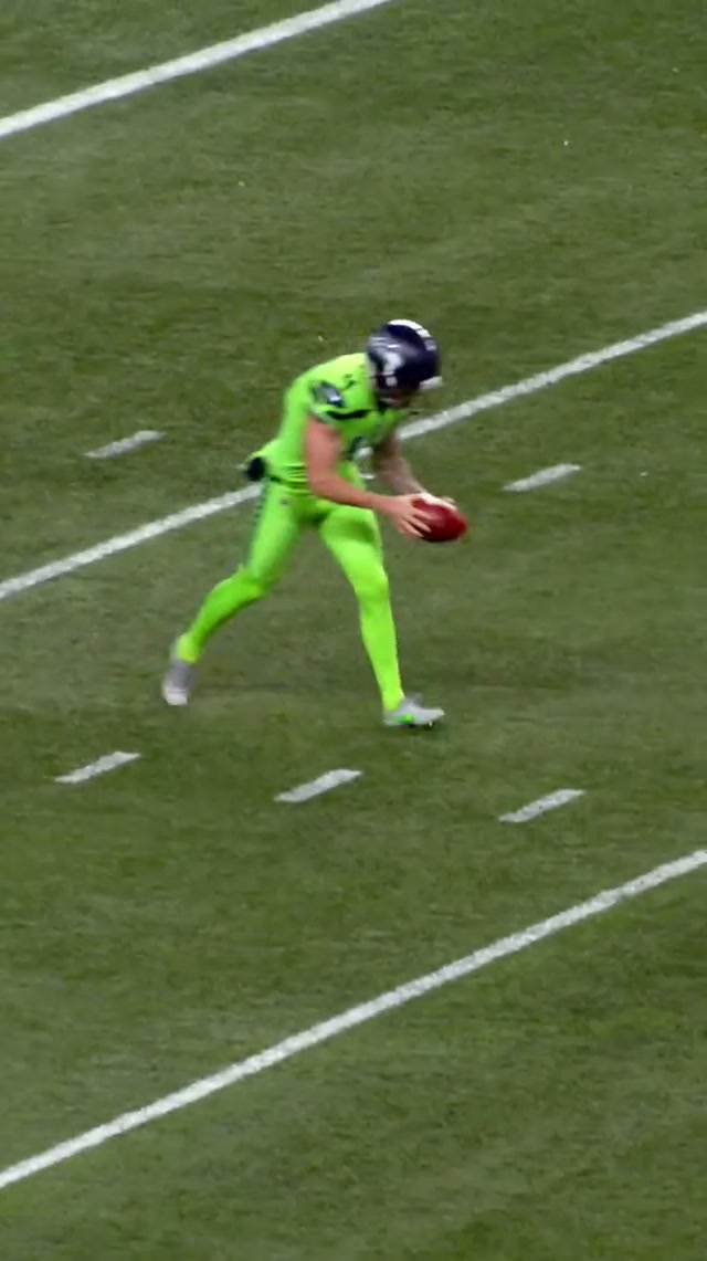 Punt so nice, he did it twice. 📺: Download the Seahawks app to watch more highlights #nfl #seahawks #punt #football #australia 
