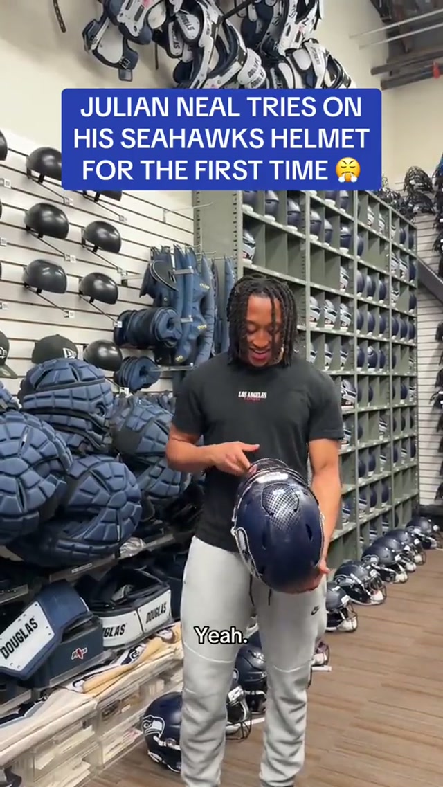 Just a preview 👀 #nfl #seahawks #rookies #bts #equipment  
