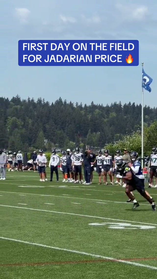 Just getting started. #nfl #seahawks #rookies #minicamp #runningback 