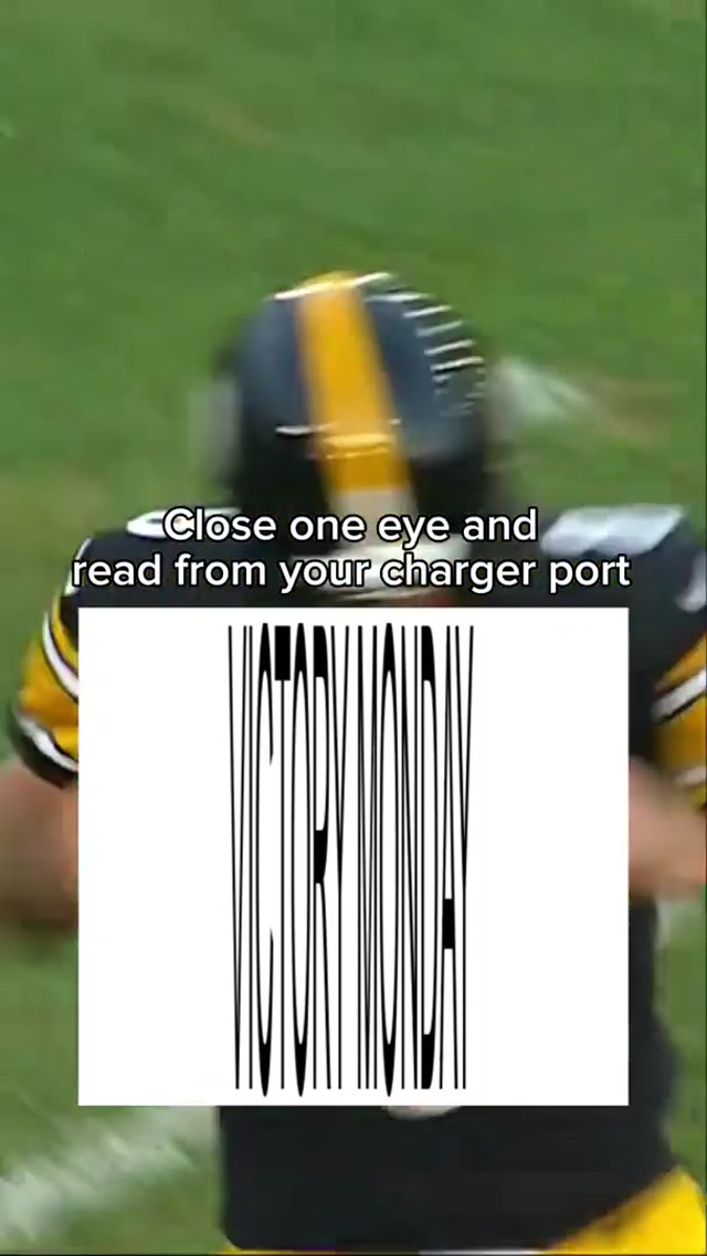 What the screen says 😁 #steelers #nfl 