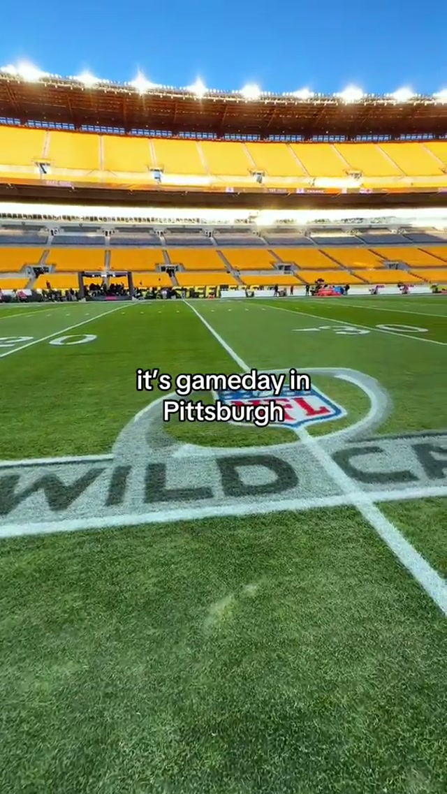 Closing out Wild Card weekend in Pittsburgh #steelers #nflgameday #nflplayoffs #pittsburgh