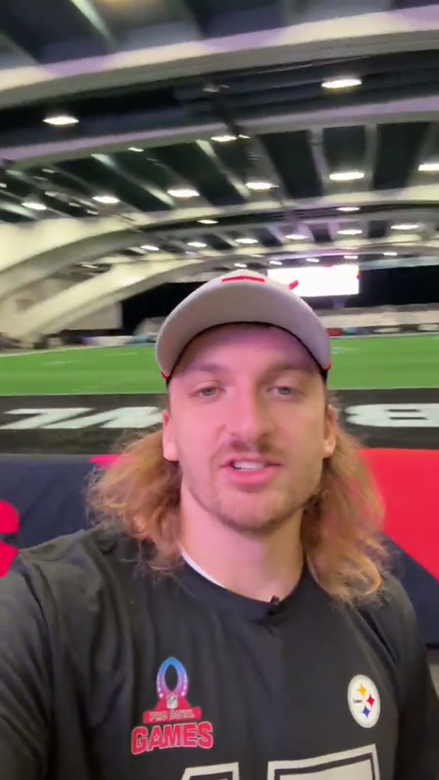 @Ben Skowronek checking in from Pro Bowl Games practice 🫡 #steelers #benskowronek #nfl #probowlgames 