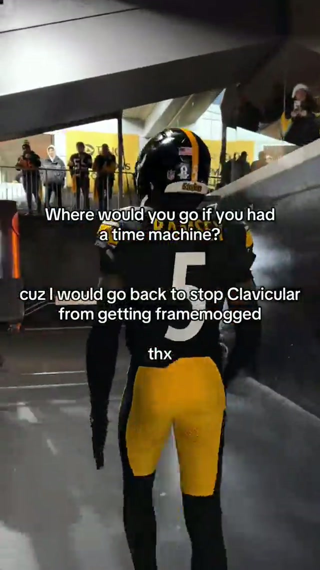 anything to get clav his aura back @Clavicular #clavicular #framemogged #steelers 