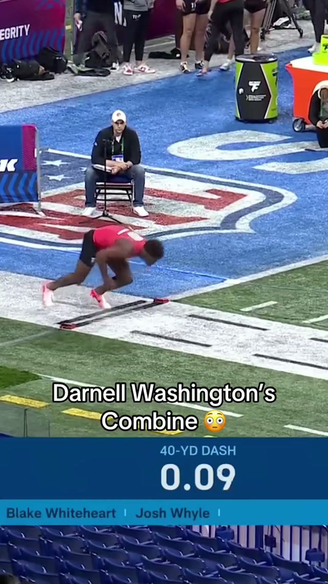 Darnell Washington is a unicorn 🦄 📺: 2026 NFL Combine starts 2/26 on NFLN #steelers #nflcombine #darnellwashington 