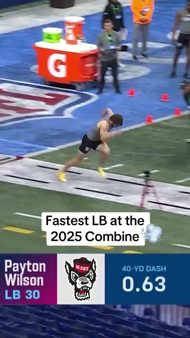 Payton is speed 💨 📺: NFL Combine 2/26 - 2/28 on NFLN #steelers #nflcombine #paytonwilson 