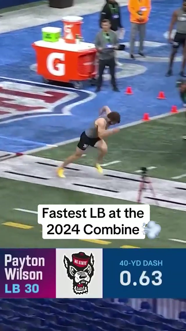 Payton is speed 💨 📺: NFL Combine 2/26-2/28 on NFLN #steelers #nflcombine #paytonwilson 