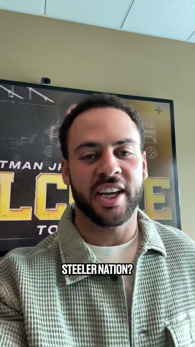 Welcome to Pittsburgh @Michael Pittman Jr. #steelers #michaelpittmanjr #nfl 