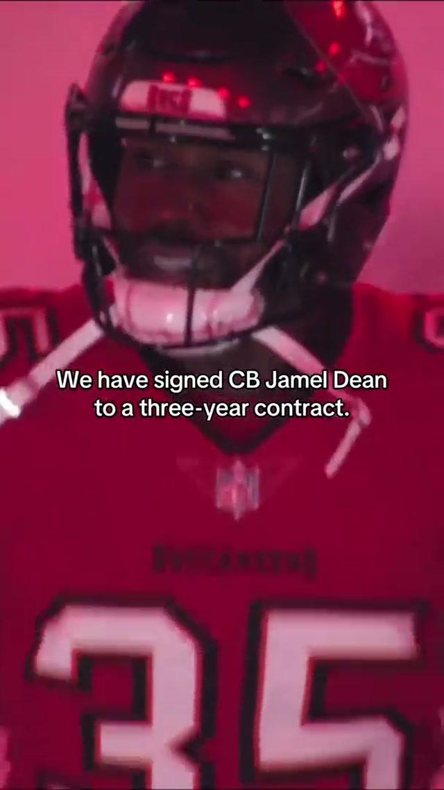 We have signed CB Jamel Dean to a three-year contract. #steelers #jameldean #nfl 