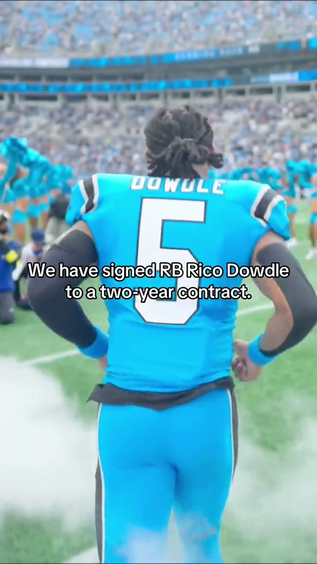 We have signed RB Rico Dowdle to a two-year contract. #steelers #ricodowdle #nfl 