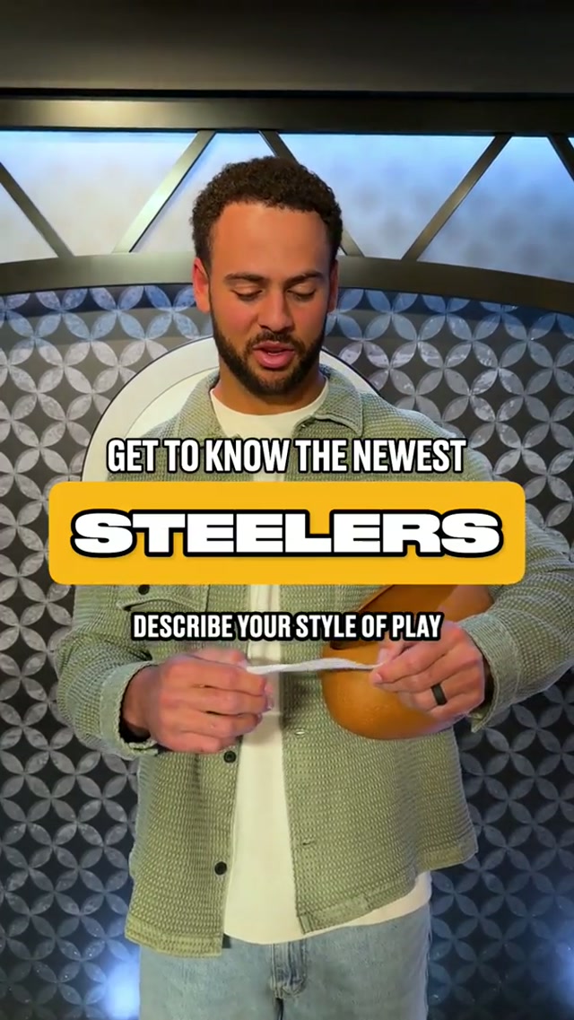 Get to know the new guys ⤴️ #steelers #qanda #nfl