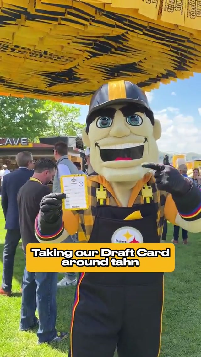 Who’s name will be on the card tonight? 👀 #steelers #nfldraft #pittsburgh