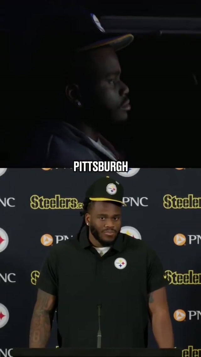 That first time out of the tunnel 😮‍💨 #steelers #maxiheanachor #pittsburgh 