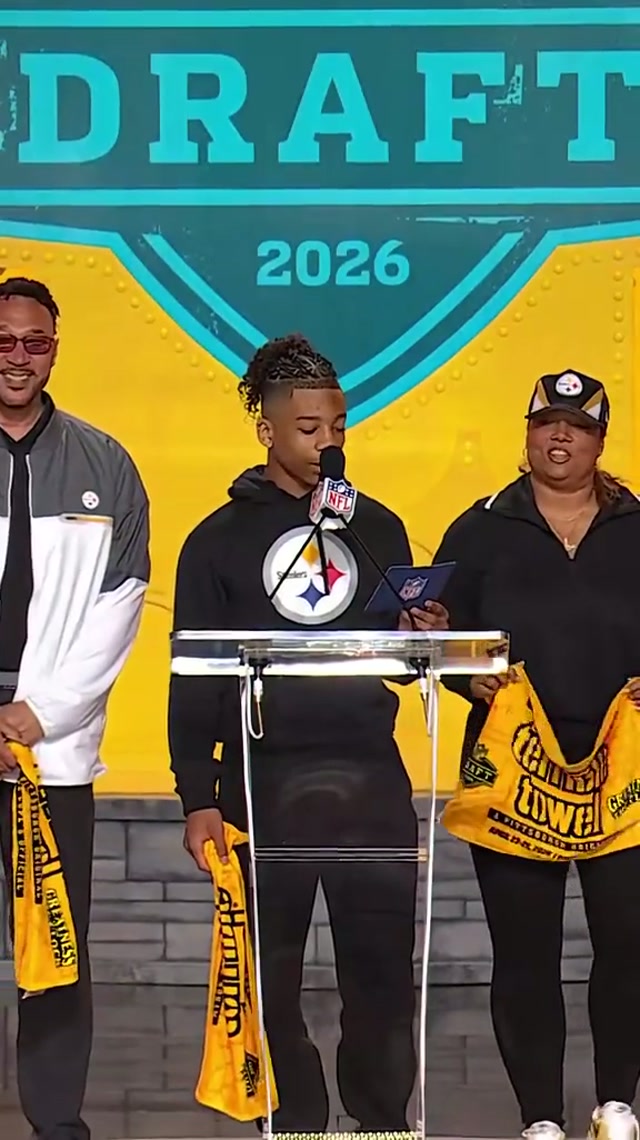 With the 121st pick in the 2026 NFL Draft, we select WR Kaden Wetjen. 📺: 2026 #NFLDraft April 23-25 on NFLN/ESPN/ABC #steelers #nfl 