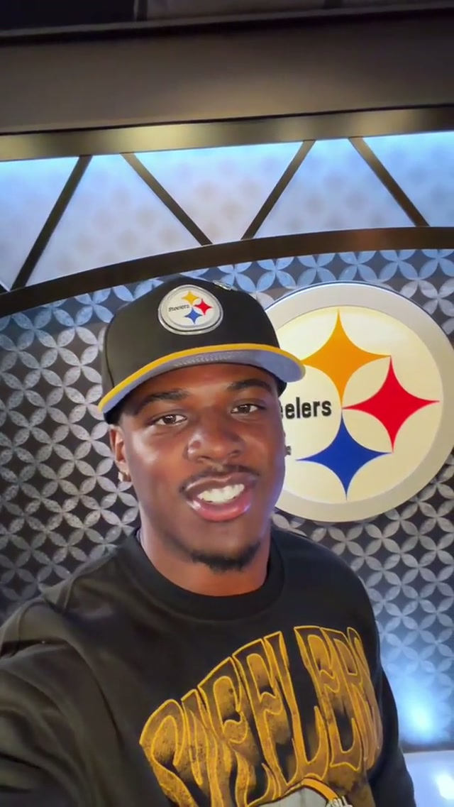 Germie Bernard checking in! 🤳 @Alabama Football #steelers #nfldraft #germiebernard 