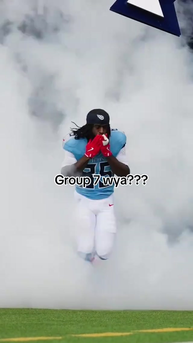 okay but how are we all group 7? @Sophia James #group7 #tennesseetitans #nfl 