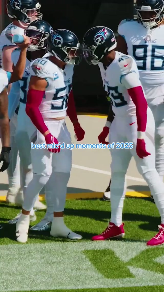 LOUD NOISES #tennesseetitans #nfl #micdup #behindthescenes 