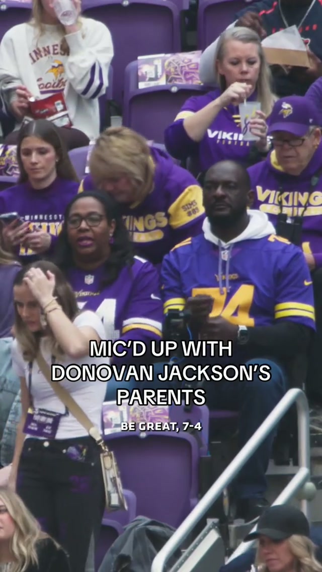 Way to go, 7️⃣4️⃣! #nfl #minnesoatavikings #skol #micdup 