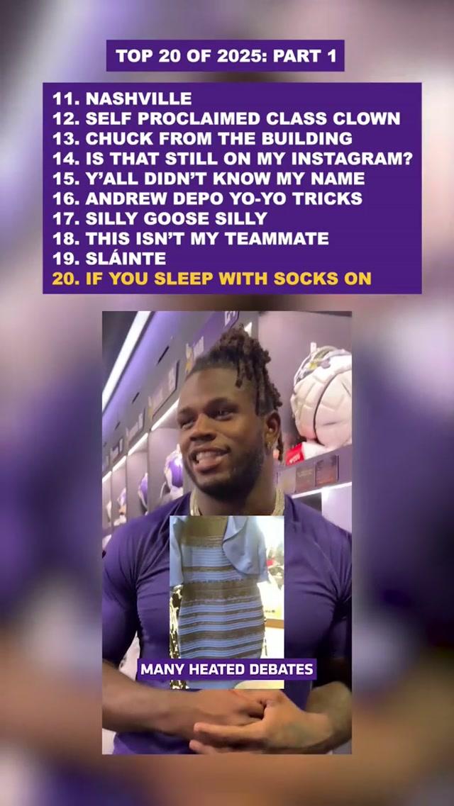 We sure have some silly gooses on this team… stay tuned for part 2 👀 #nfl #minnesoatavikings #skol #sillygoose 