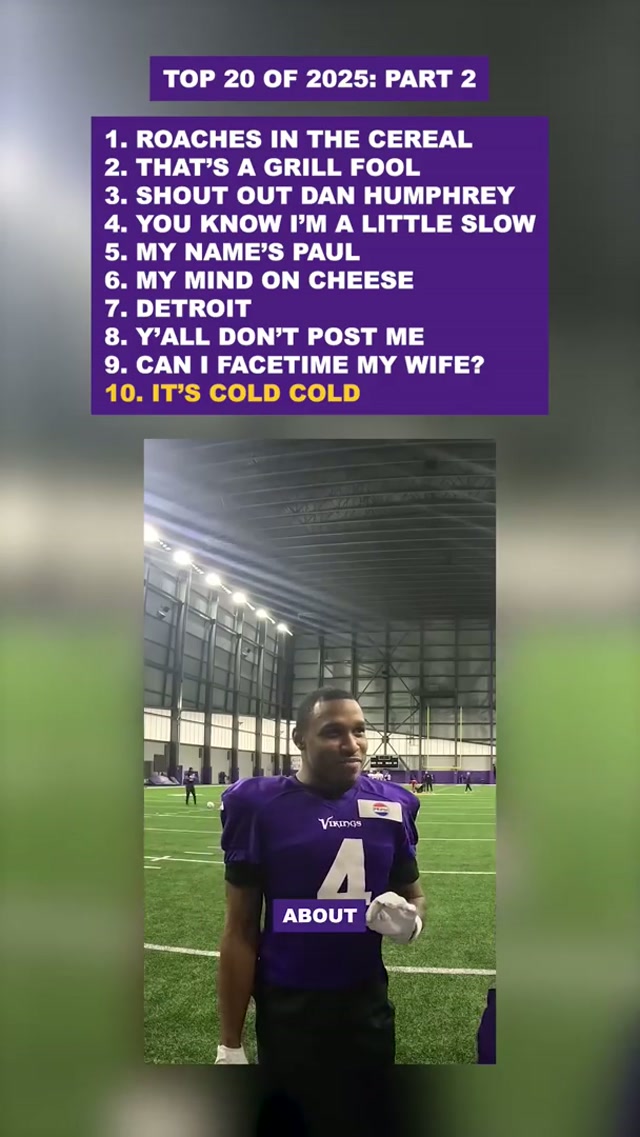 roaches in your cereal…? 🤔 #nfl #minnesoatavikings #skol 