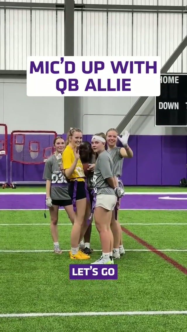 Brought the energy 🔥 #girlsflagfootball #skol 