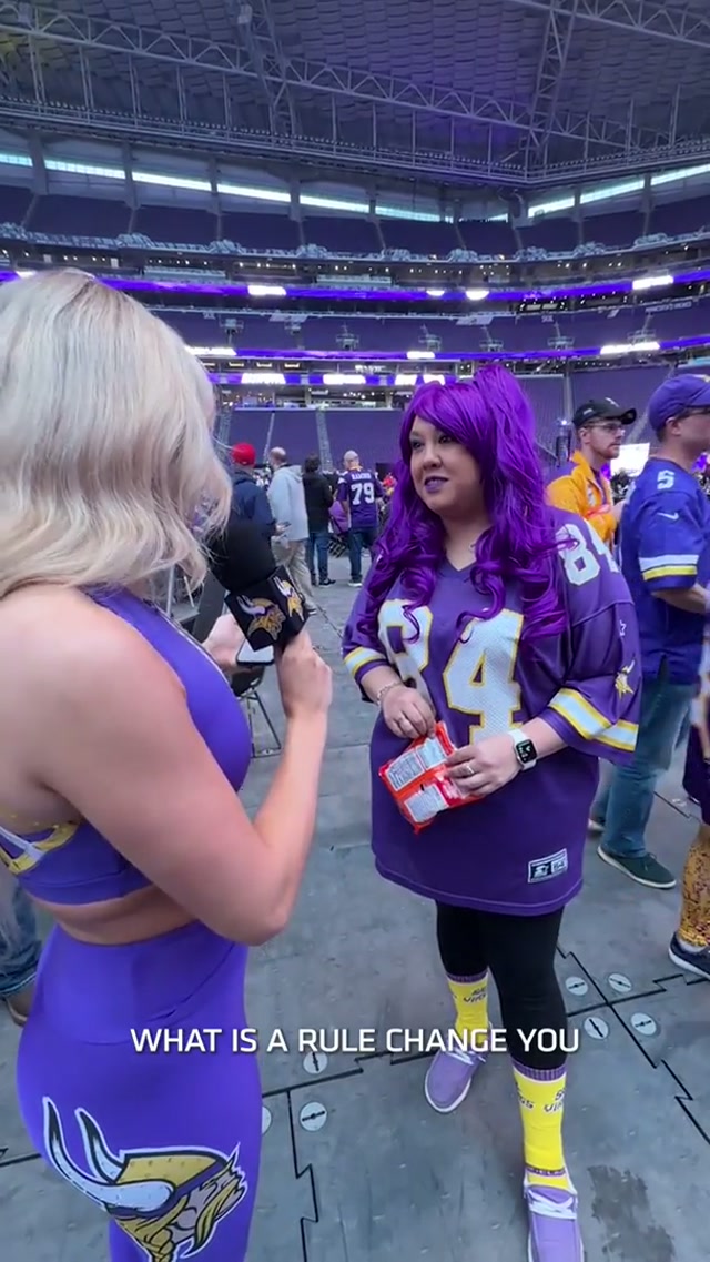 If #Vikings fans rewrote the rules of the game… 🤔 #nfl #draftparty #skol #minnesotavikings
